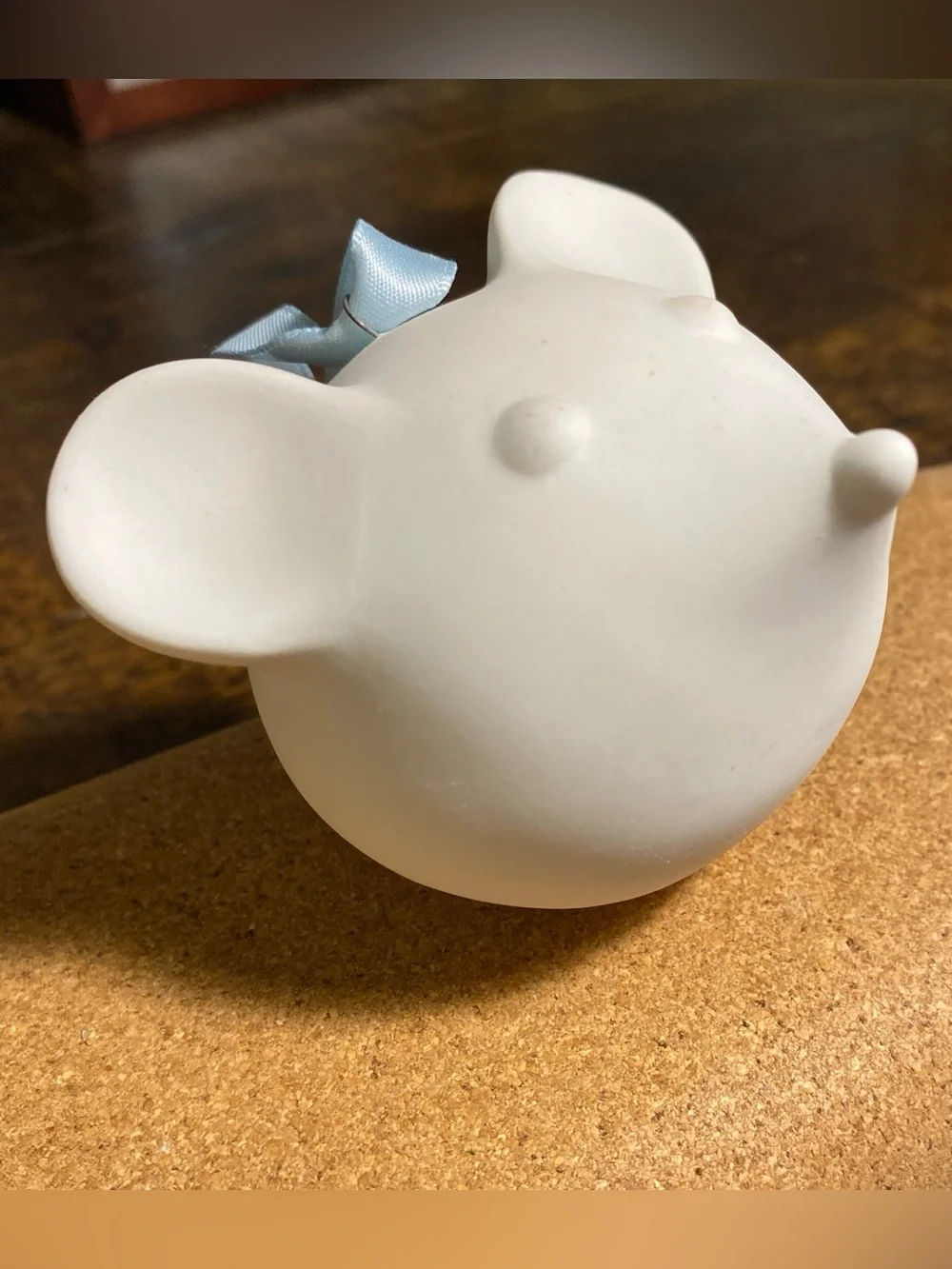 Jonathan Adler Mouse Ornament Bisque White